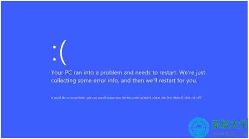 Win8系统出现蓝屏状况提示0x0000013a错误代码怎么办?