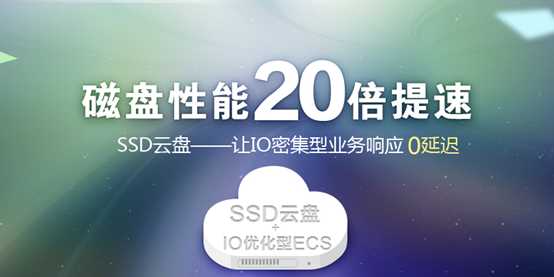 阿里云SSD云盘启动第二轮公测  性能提升20倍